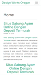 Mobile Screenshot of designworksoregon.com