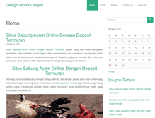 Tablet Screenshot of designworksoregon.com